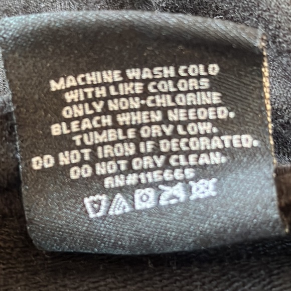 Friends The TV Series Black Cropped Cotton Blend Hoodie Size Large - Picture 8 of 12